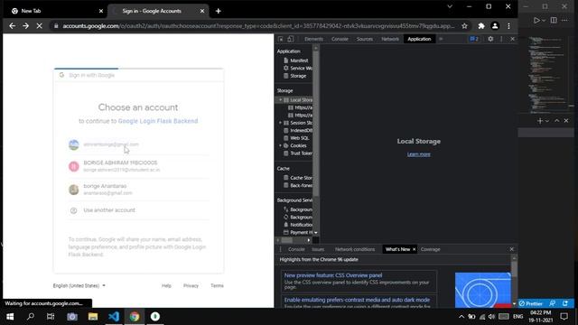 Flask React Google Login Demo. смотреть онлайн