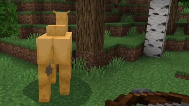 Верблюд в лесу Майнкрафт смотреть онлайн
