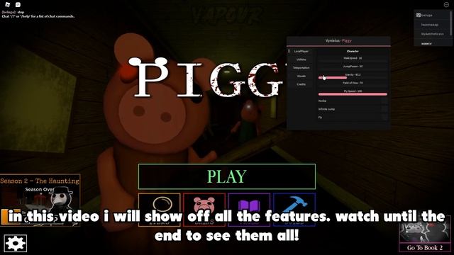 Roblox Piggy OP GUI Script (Pastebin 2021) смотреть онлайн