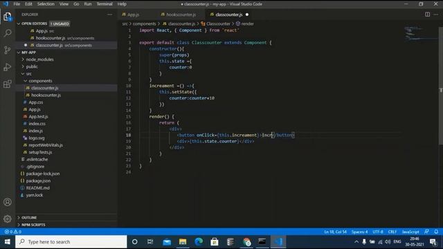 useState React Hooks | Function Component React Hooks Lesson #1 смотреть онлайн