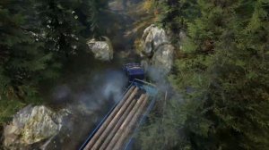 SnowRunner Перевозка ДЛИННЫХ брёвен 4х за раз