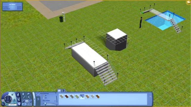 Sims 3 - Glass Bridge Over Pool Tutorial смотреть онлайн