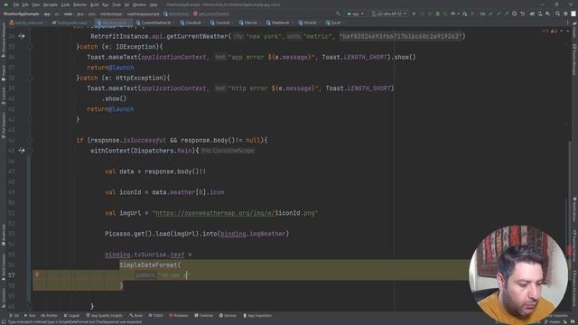 WEATHER APP part 2 layout design and set data. Android studio | Kotlin смотреть онлайн