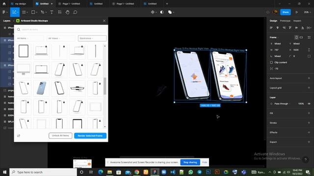 Product design- Figma Mockup Plugin Installation смотреть онлайн