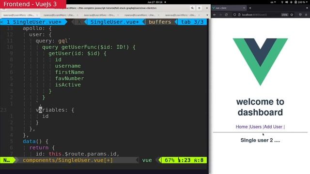 31- FullStack JS : Users App - Vue (4) смотреть онлайн