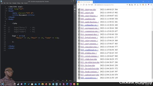 031 - PHP Associative Array | PHP Tutorial for Beginners Full Course смотреть онлайн