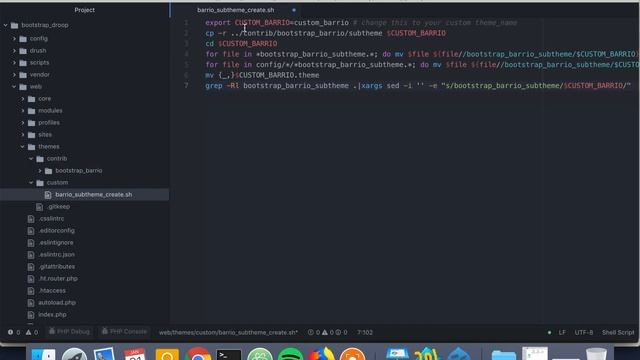 ? Drupal 8 Bootstrap Barrio sub-heme смотреть онлайн