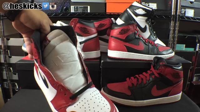 2015 Air Jordan 1 Chicago Review & Banned 1 Comparison (+ On Feet) смотреть онлайн