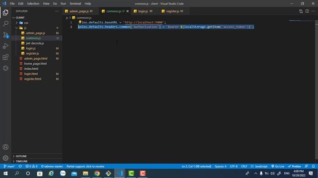 35. Thêm Common Axios Default Config смотреть онлайн