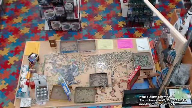 Day 163 November 9, 2014 - "Wildlife" 33600 pc World's Largest Jigsaw Puzzle смотреть онлайн