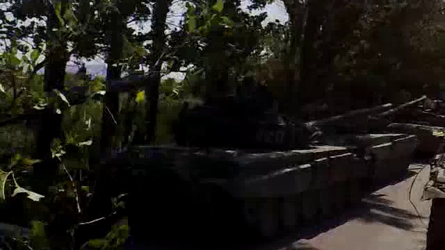 Грузинские танки в ожидании штурма Цхинвала смотреть онлайн