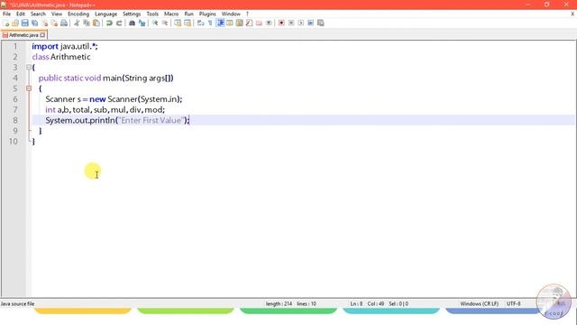 15 Arithmetic Operator in Java смотреть онлайн