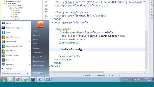 Clase #04 Ionic Framework prof. Arón Elías HERRERA PONTE jueves 14/07/2016 смотреть онлайн