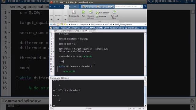 Series Approximation of e^x in Matlab смотреть онлайн