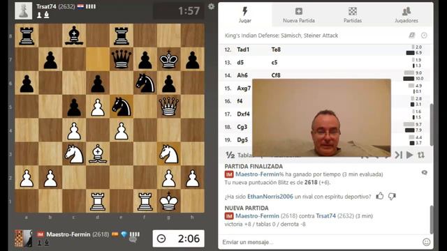 AJEDREZ - Fermin Gonzalez en Chess.com смотреть онлайн