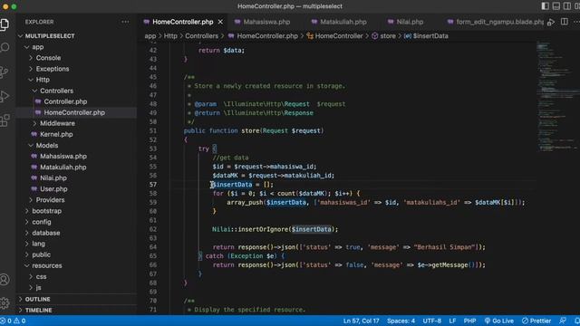 Multiple Select2 di Laravel 9 смотреть онлайн