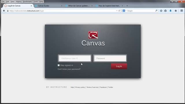 Canvas tutorial - Beta Environment смотреть онлайн