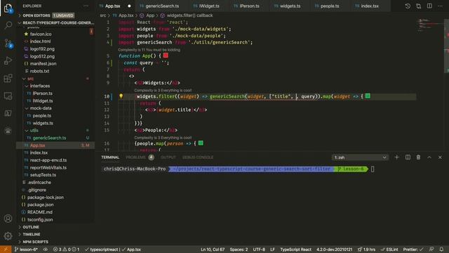 Advanced TypeScript - Lesson 6: Crafting a Generic Search Function in TypeScript смотреть онлайн