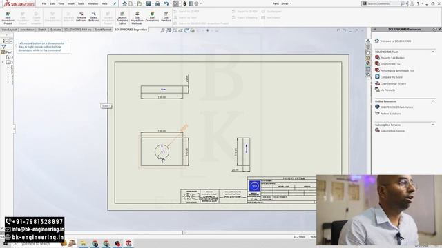 Create Drawings Automatically From Part in Solidworks using Macros | BK Engineering | Tek4s смотреть онлайн