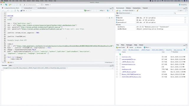 R Studio - Importer des données de...CSV, EXCELL, Google SreadSheet, JSON, XML, etc- Amar LAKEL смотреть онлайн