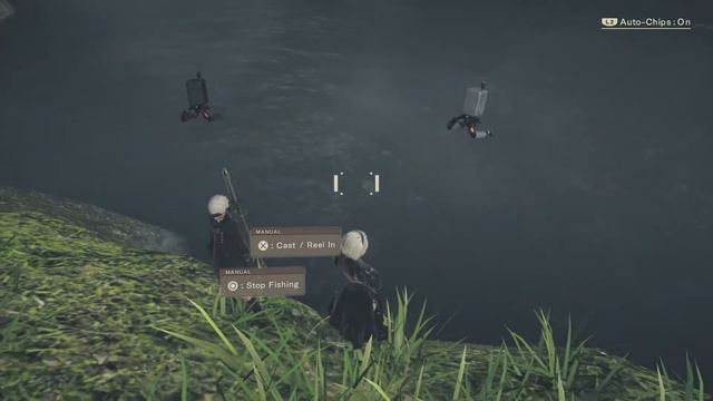 Nier Automata - Gameplay Walkthrough Route A Part 14 - Pod B Fishing and Emil's Key - No Commentary смотреть онлайн