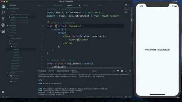 #1 - Create App UI with Native Base | News App in React Native Tutorial