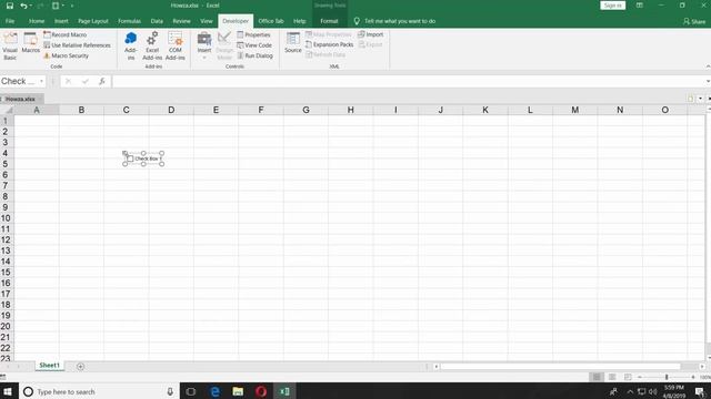 How to Create a Checkbox in Excel 2019 | How to Insert a Checkbox in Excel 2019 смотреть онлайн