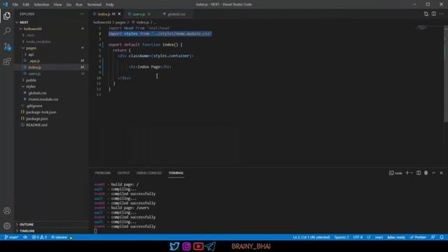 42. Routing in Next JS ll React JS full Playlist 2022 ll Brainy Bhai смотреть онлайн