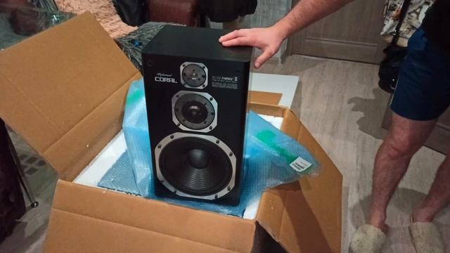 Распаковка акустики Coral DX-Three/II из Японии. смотреть онлайн