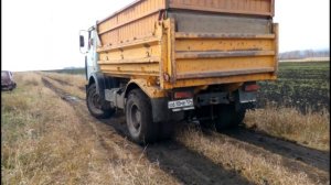 МАЗ 5551 последний рейс по грязи