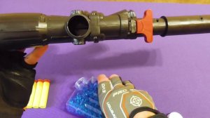 Детский военный автомат М16 игрушка Стреляем орбизами по цветным стаканчикам