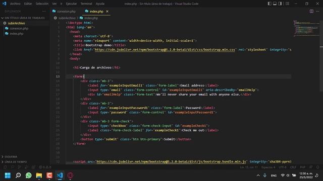 creando base de datos y formulario en php y xampp смотреть онлайн