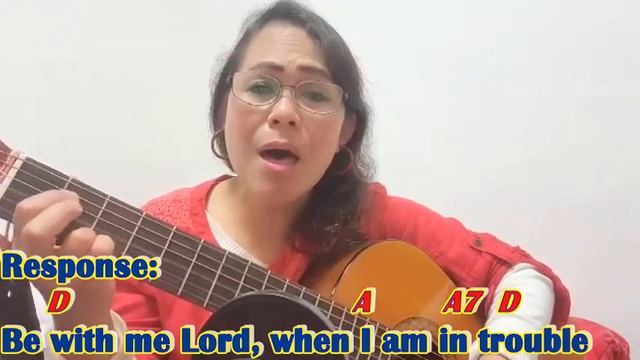 BE WITH ME LORD WHEN I AM IN TROUBLE(Responsorial Psalm)with lyrics and Chords for both male/femal смотреть онлайн