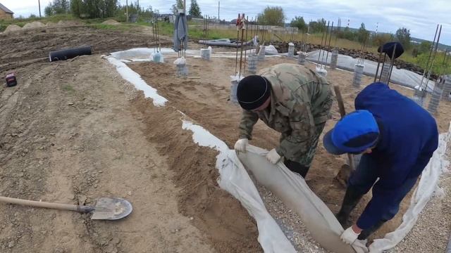 Дренажная система фундамента бани своими руками смотреть онлайн