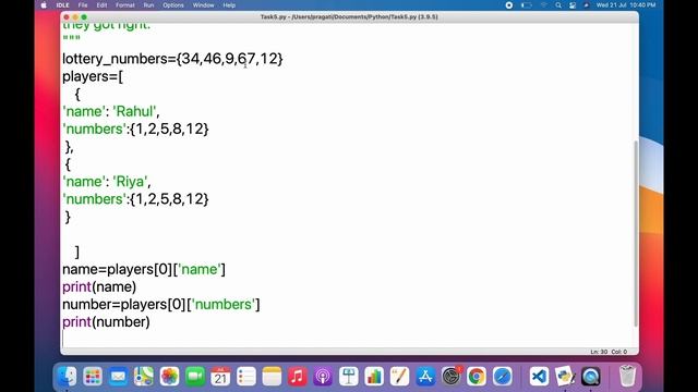 Exercise - Lottery numbers | Python Tutorials For Beginners In Hindi #21 смотреть онлайн