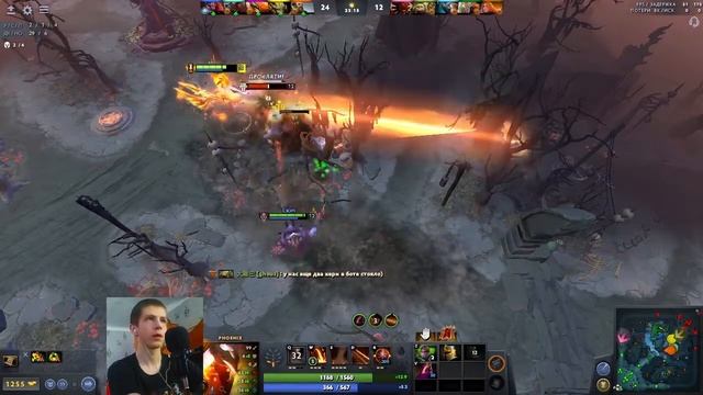 ТВОЙ SUN RAY ПЕПЕЛИТ ВИНРЕЙТ | как играть на фениксе дота 2 | dota 2 phoenix 7.31 смотреть онлайн