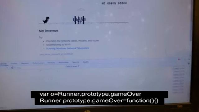 Java script | Google chrome game hacked-Dinosaur смотреть онлайн