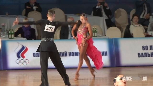 Олиниченко Никита - Пусторнакова Елизавета, 1/2 Pasodoble смотреть онлайн