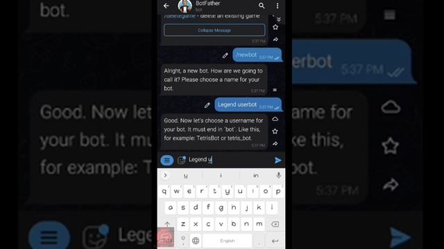 How to create Legend userbot || in telegram || in 10 minutes смотреть онлайн