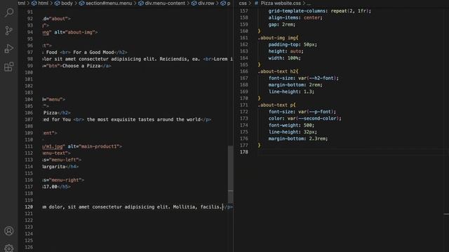 Responsive Website for Pizzeria | HTML And CSS | CSS Website Design Idea смотреть онлайн
