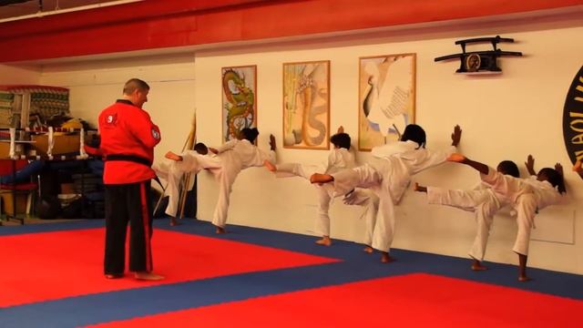 Séance d'entrainement en groupe à notre centre de Kempo Karaté смотреть онлайн
