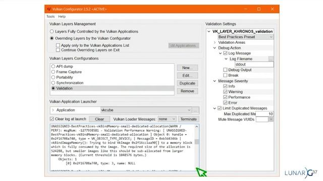 Vulkanised 2023: Using Vulkan Configurator For Daily Vulkan Development