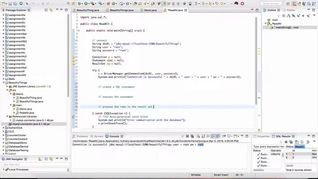 JavaEE Web App 05 - Database 3 - SQL Select All Example смотреть онлайн