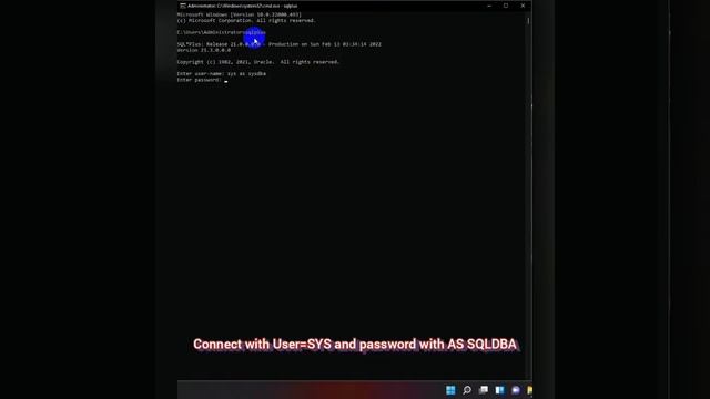 Open SqlPlus and Connect to Oracle смотреть онлайн