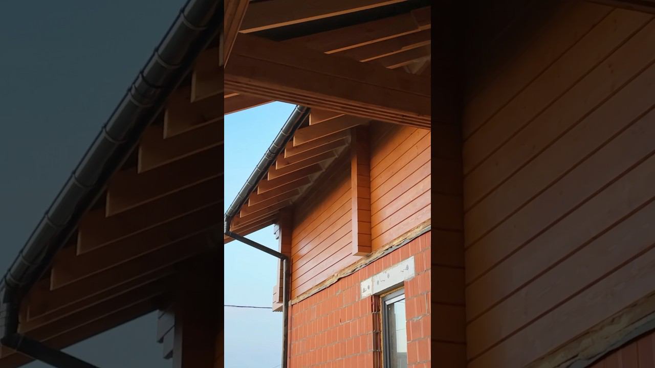 Главная фишка комбинированного дома #шале #загородныйдом #строительстводомов #архитектура #рубкофф смотреть онлайн