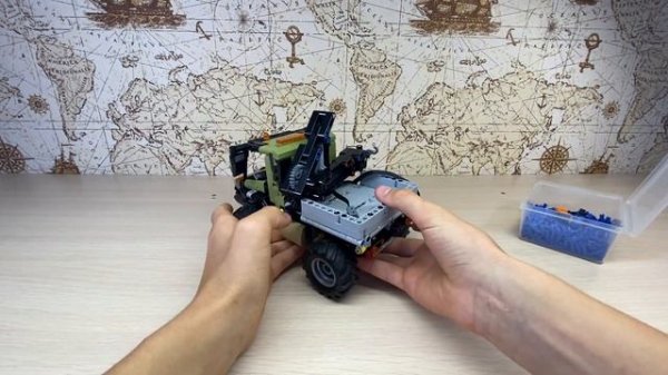 Обзор Mercedes-Benz Unimog U400 из Лего Техник / LEGO TECHNIC самоделка
