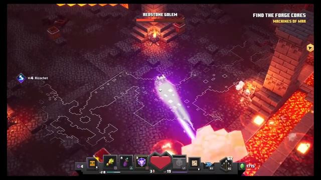 Giant Redstone Iron Golem: Minecraft Dungeons Part 6 смотреть онлайн