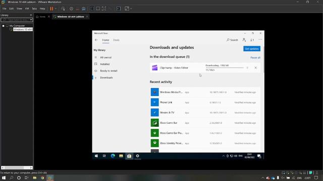 Windows 10 x64 Setup on VMware смотреть онлайн