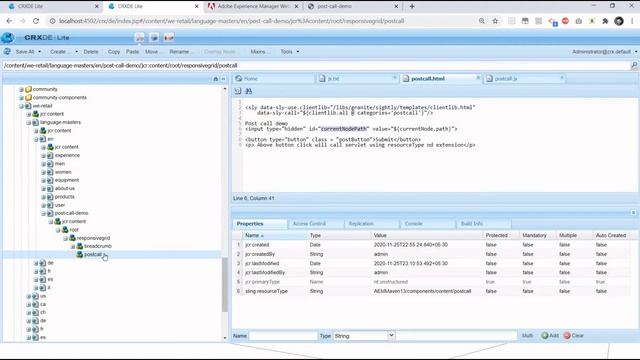 AEM - How to invoke resource type sling servlet from Script смотреть онлайн