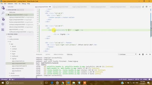 Angular 8 Nested Child Routes and pathMatch Tutorial смотреть онлайн